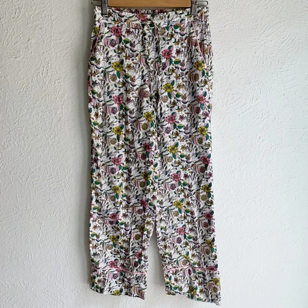 Boden Janie Pajama Bottoms Floral Sz 4